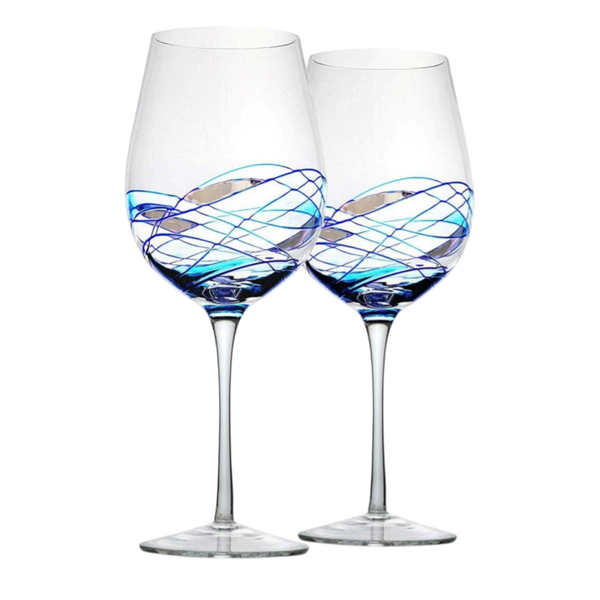 Vinglas sæt á 2 - Blå
