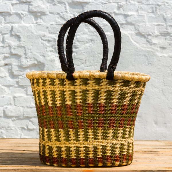 V - Shape indkøbskurv - Medium - Traditionel Assorterede farver