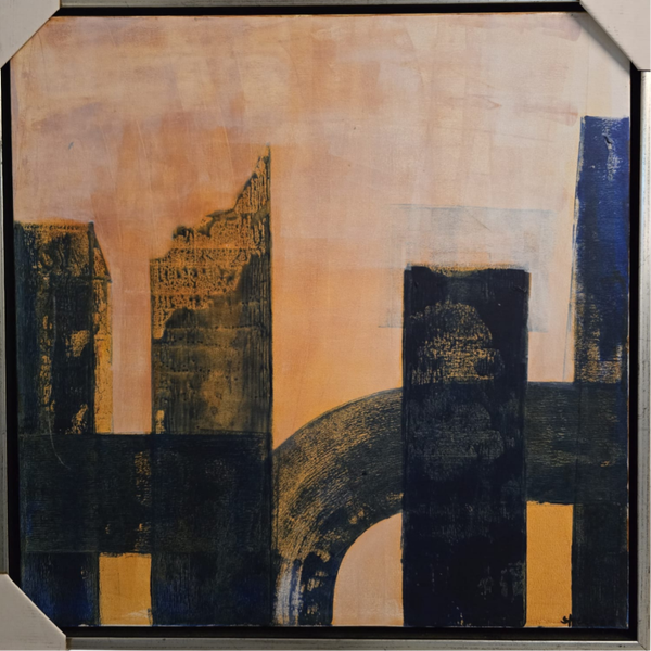 Maleri i svæveramme str.