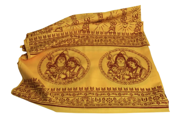 Yogaklæde / sjal med blockprint