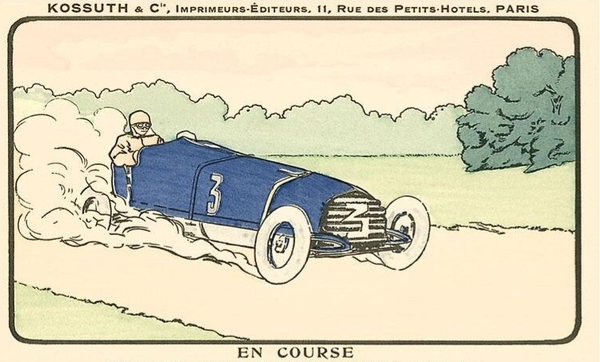 Vintage postkort - enkelt