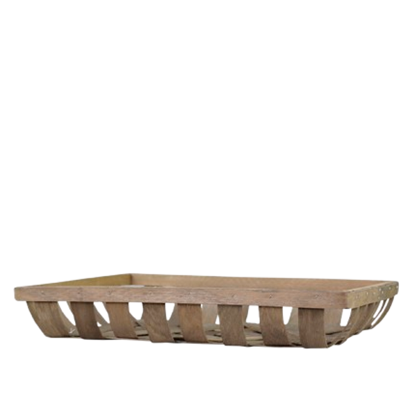 Flettet kurv i poppeltræ - small