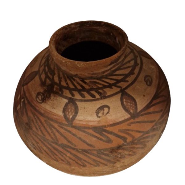 Store unika lerpotter til dekoration - med patina