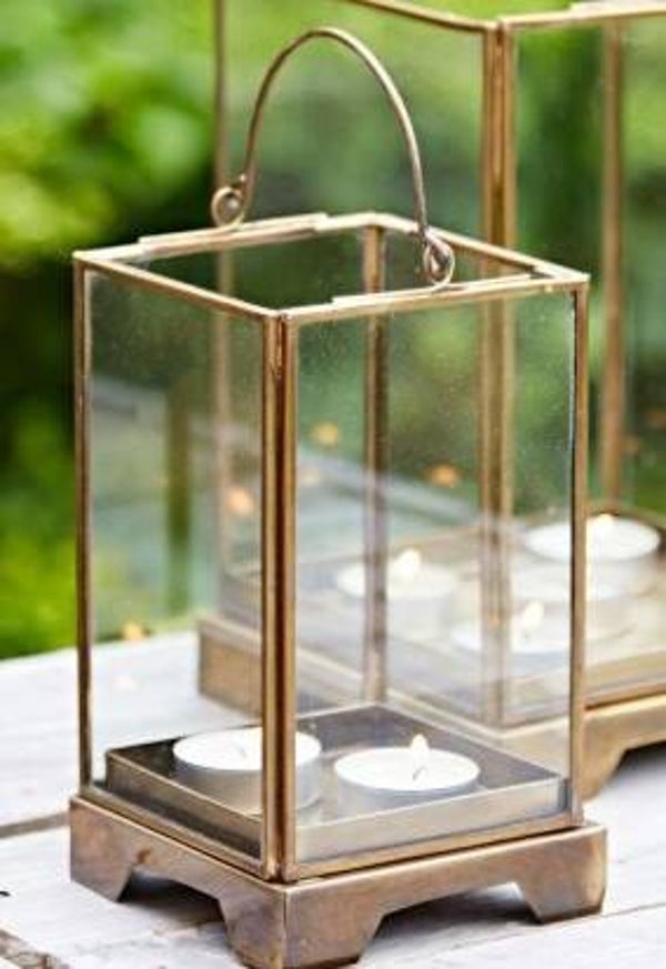 Messing lanterne - lille