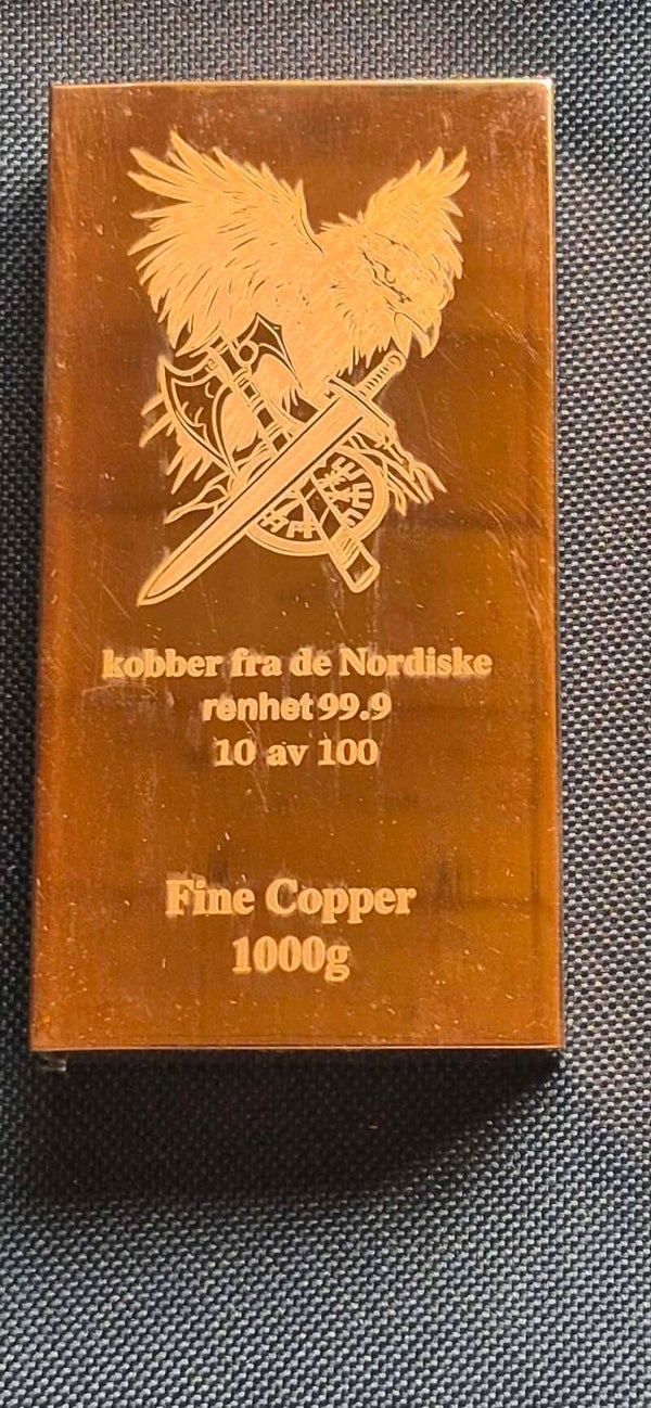 kobber bar ravn/ulv