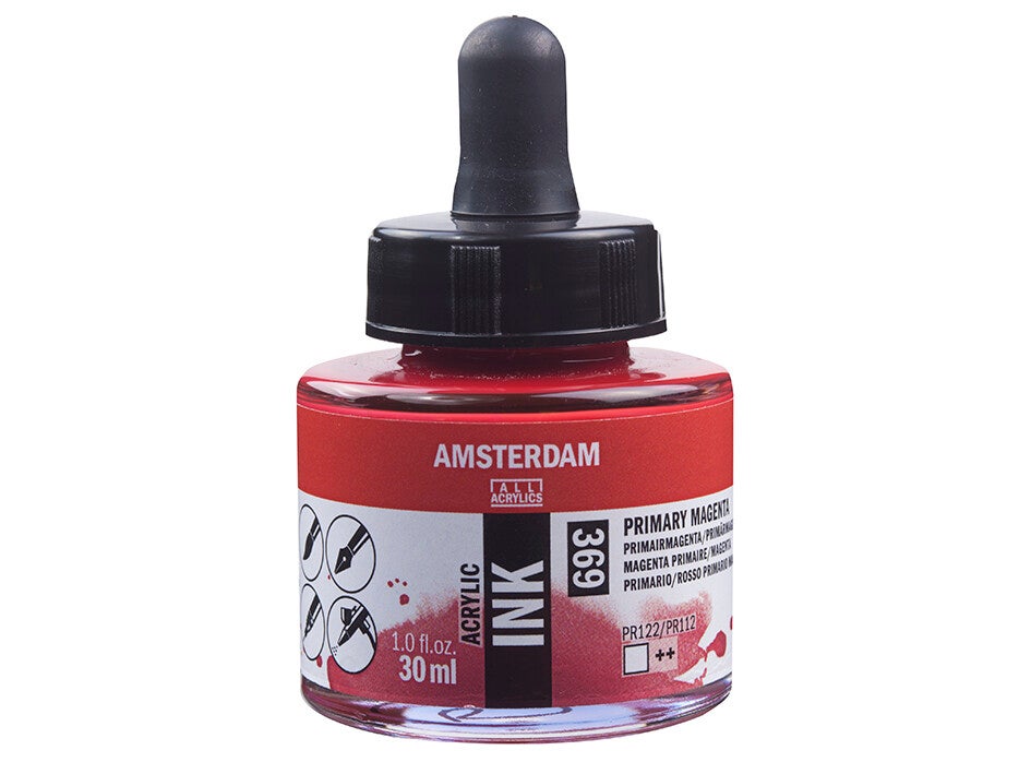 Amsterdam Ink 30ml – 369 Primary Magenta