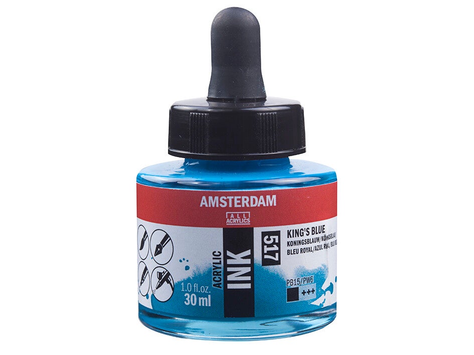 Amsterdam Ink 30ml – 517 Kings Blue