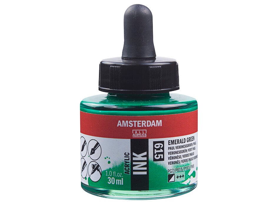 Amsterdam Ink 30ml – 615 Emerald Green