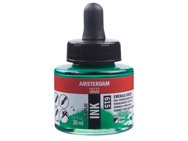 Amsterdam Ink 30ml – 615 Emerald Green
