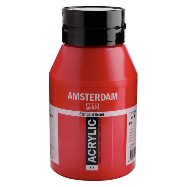 Amsterdam Standard Akryl 1000ml – 318 carmine