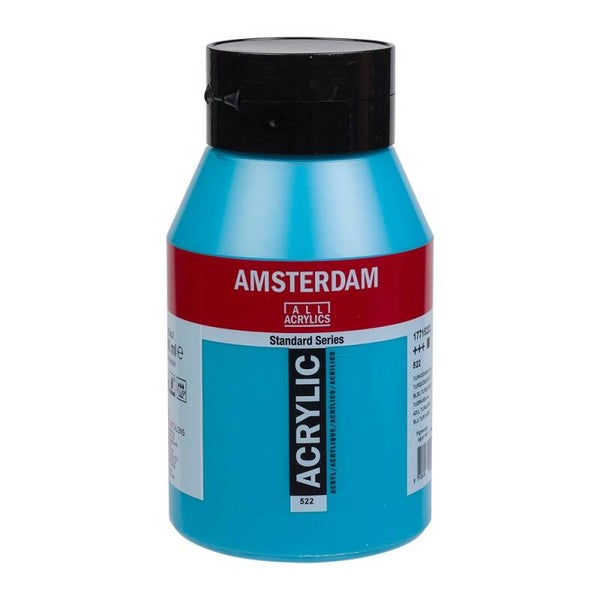 Amsterdam Standard Akryl 1000ml – 522 Turquoise blue
