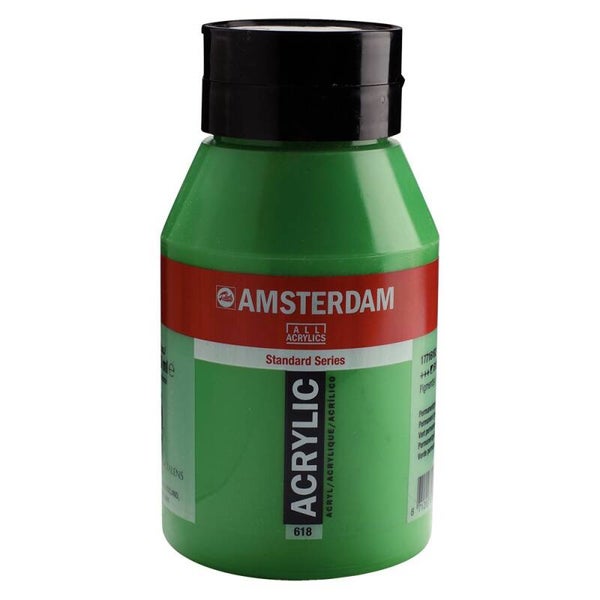 Amsterdam Standard Akryl 1000ml – 618 permanent green lt.
