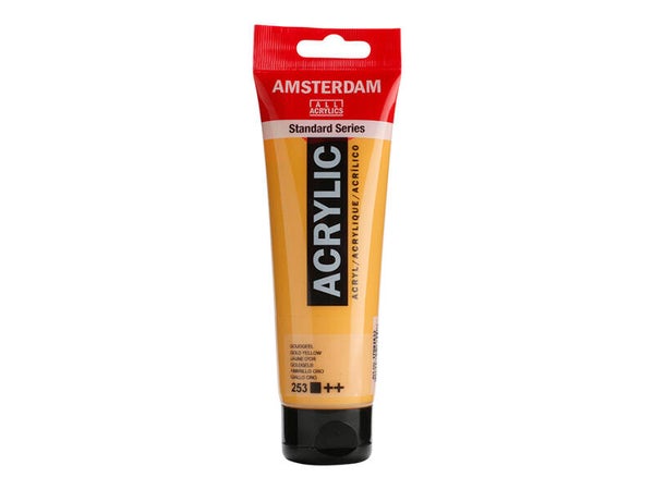 Amsterdam Standard Akryl 120ml – 253 Gold yellow
