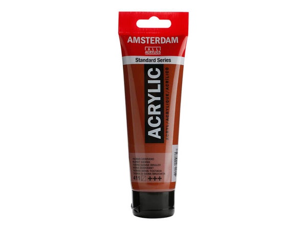 Amsterdam Standard Akryl 120ml – 411 Burnt sienna
