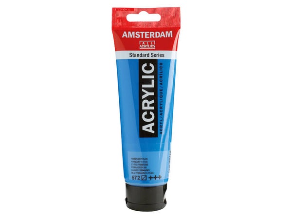 Amsterdam Standard Akryl 120ml – 572 Primary cyan