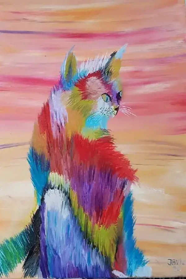 Colorful Cat (Fargerik katt)