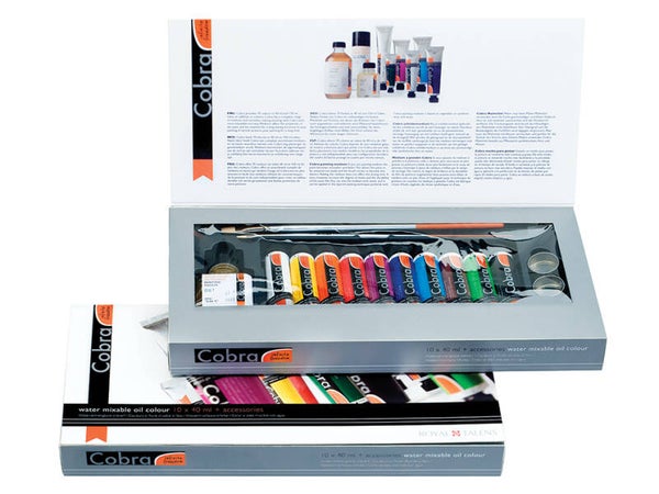 Cobra Artist – Gift Set – 10x40ml + tilbehør
