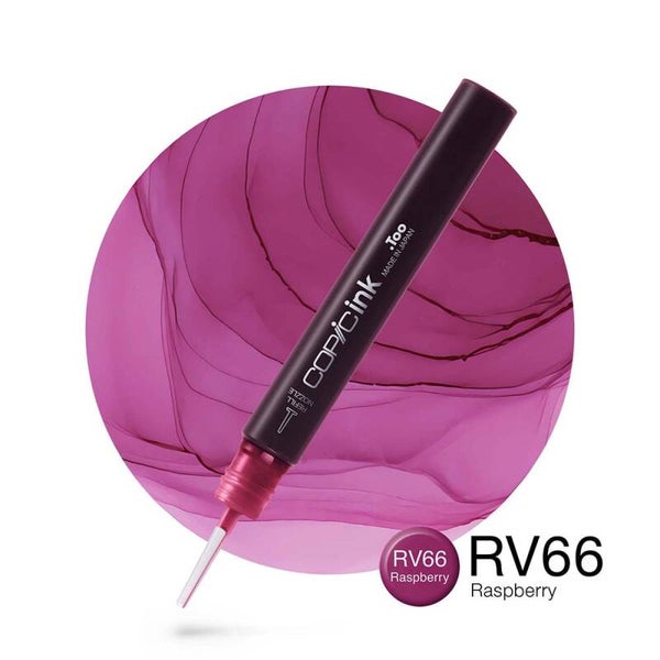 Copic Ink 12ml – RV66 Raspberry Alkoholblekk med dyse