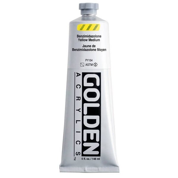 Golden Heavy Body Akryl 148ml – 1008 Bnzmdzln Yellow Medium