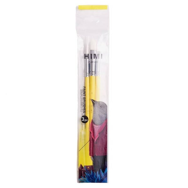 HIMI Penselsett Nylon 3stk – Gul