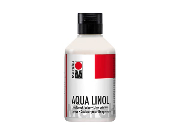 Marabu Aqua Lino 250ml – 070 Hvit