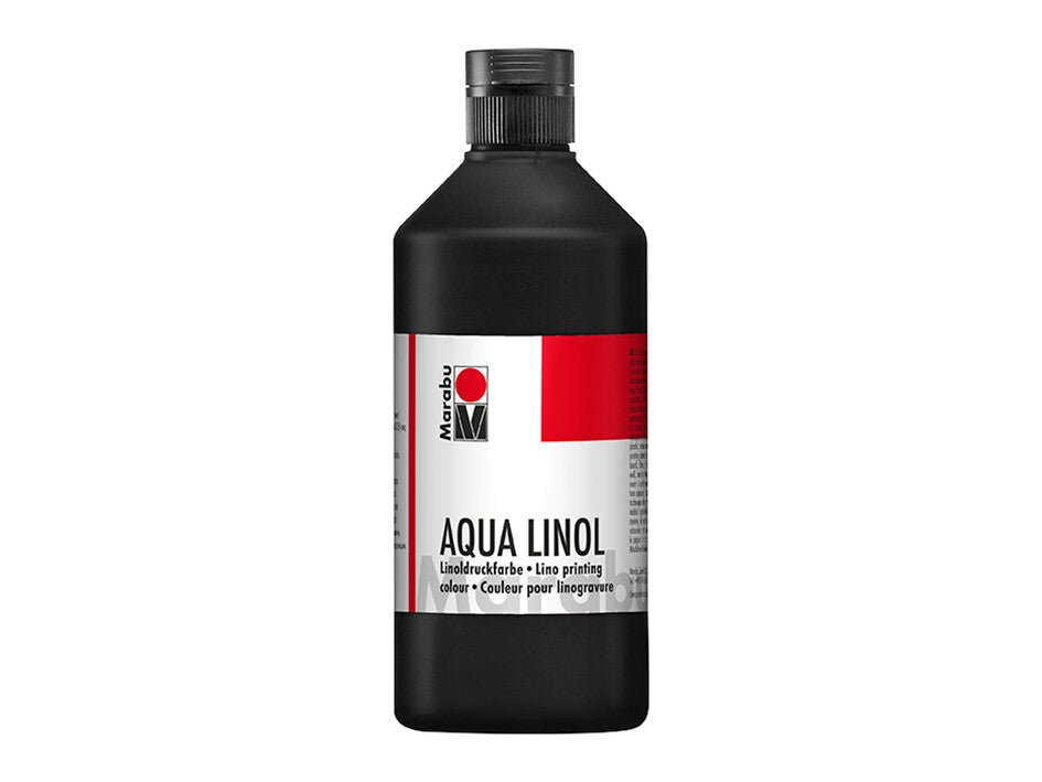 Marabu Aqua Lino 500ml – 073 Sort