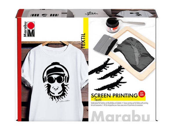 Marabu Textil Print Screen Set