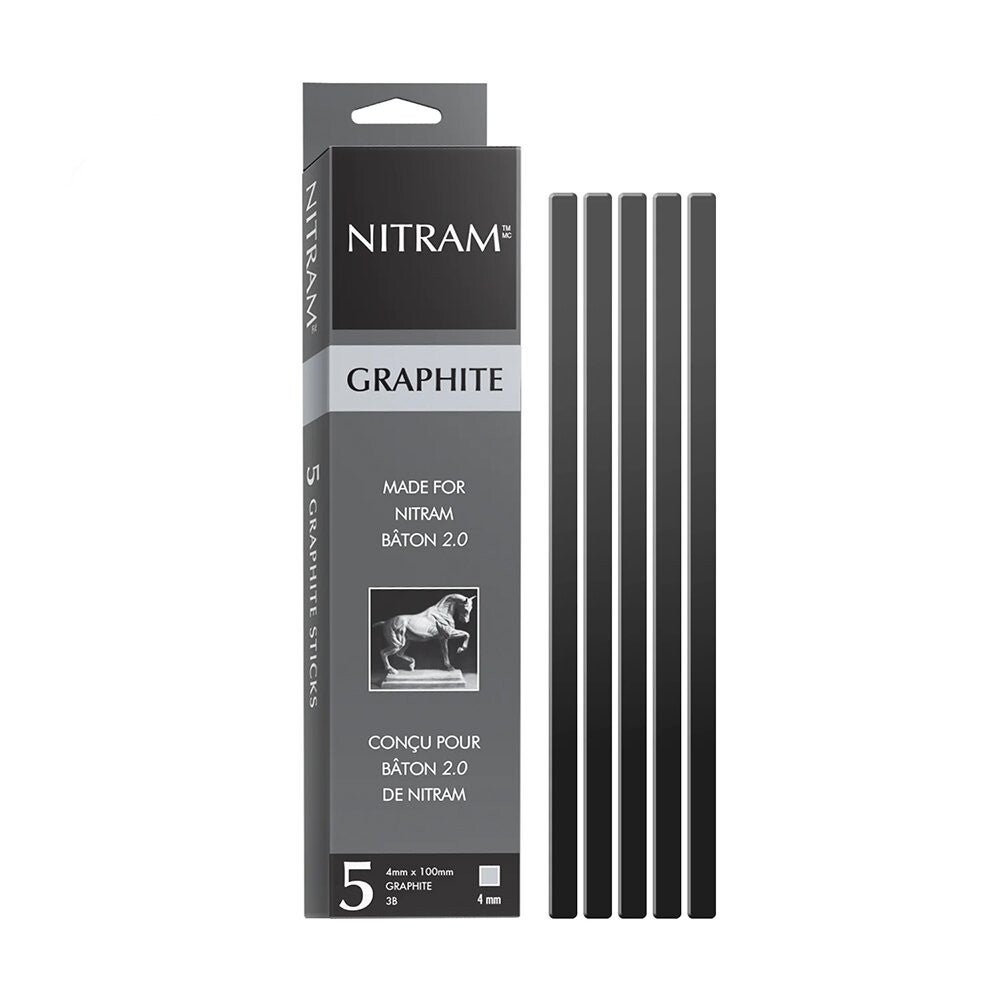 NITRAM Graphite Sticks 4mm 3B