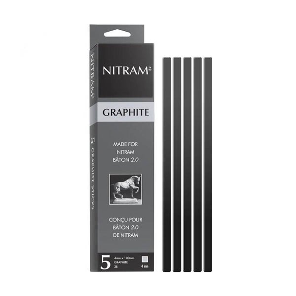 NITRAM Graphite Sticks 4mm 3B