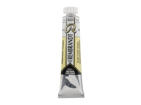 Rembrandt Akvarell tube 20ml – 112 Tran.Tit.White