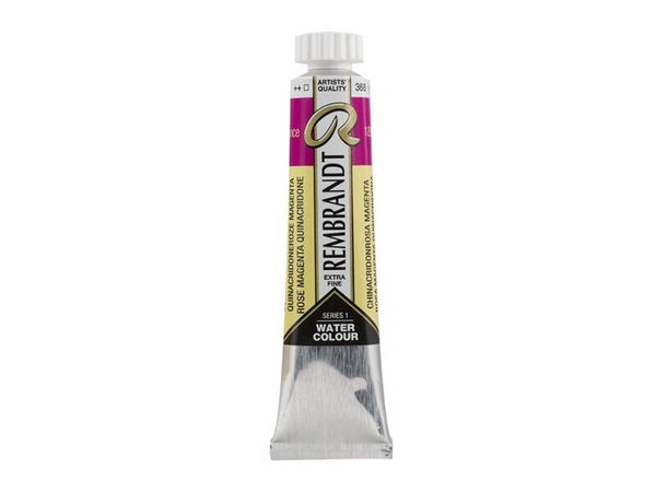 Rembrandt Akvarell tube 20ml – 368 Quinarose Magenta