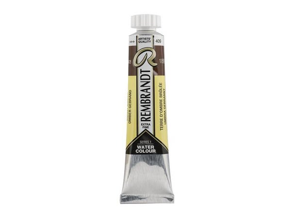 Rembrandt Akvarell tube 20ml – 409 Burnt Umber