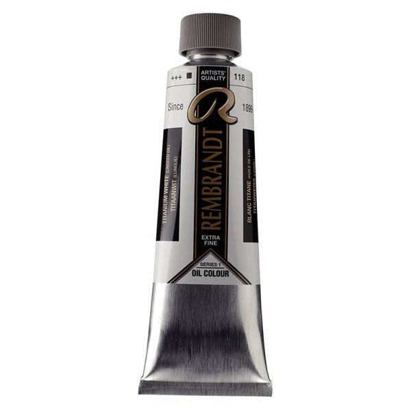 Rembrandt Olje 150ml – 118 Titanium white (linolje)