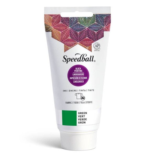 Speedball Fabric Block Ink 75ml – 3574 Grønn