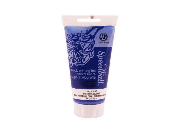 Speedball Watersoluble Block Ink 75ml – 3502 Blå