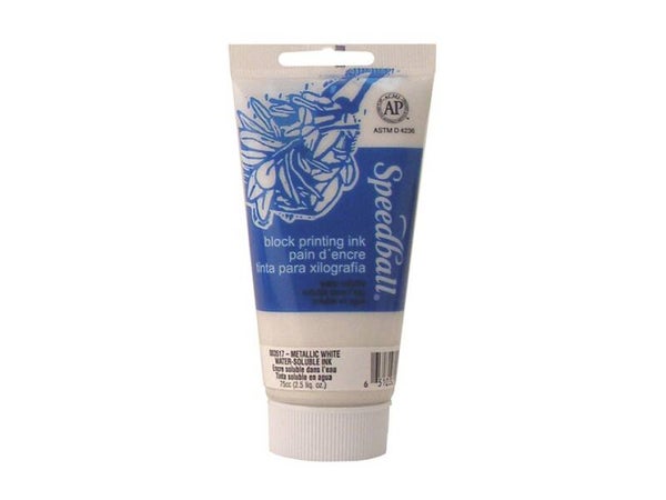 Speedball Watersoluble Block Ink 75ml – 3503 Hvit