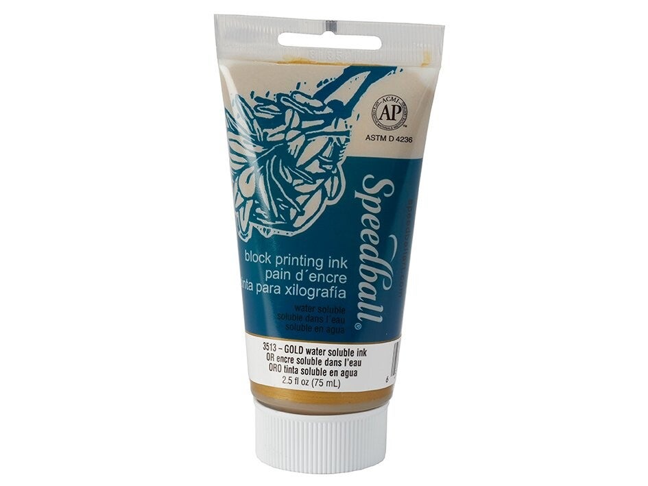 Speedball Watersoluble Block Ink 75ml – 3513 Gull