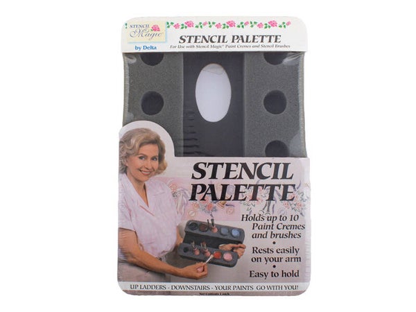 Stencil Palette – 10 hull til pensel eller maling