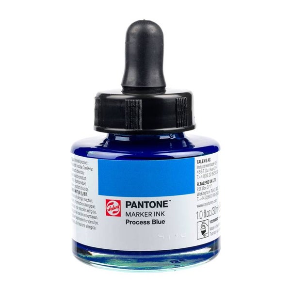 Talens Pantone Marker Ink 30ml – Process Blue