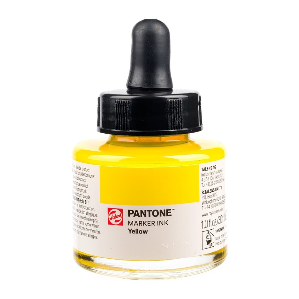 Talens Pantone Marker Ink 30ml – Yellow