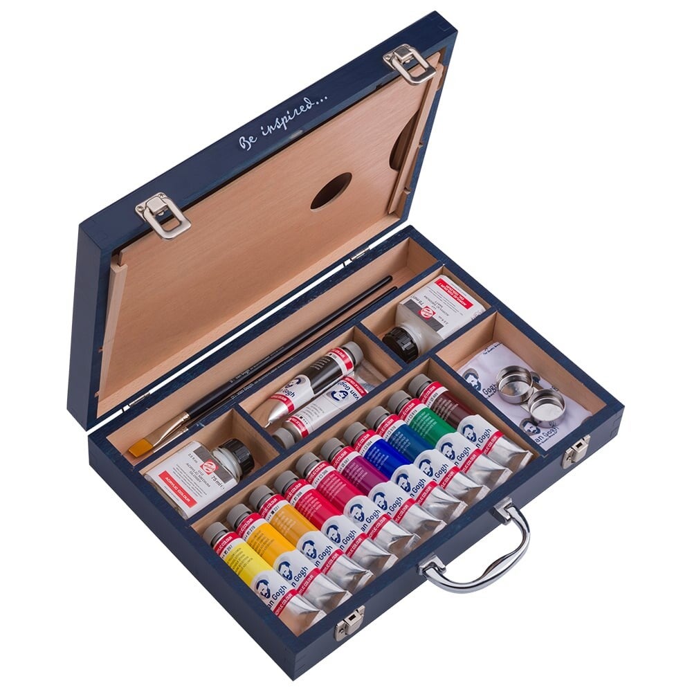 Van Gogh Akryl Starter Box XL – 12x40ml + utstyr
