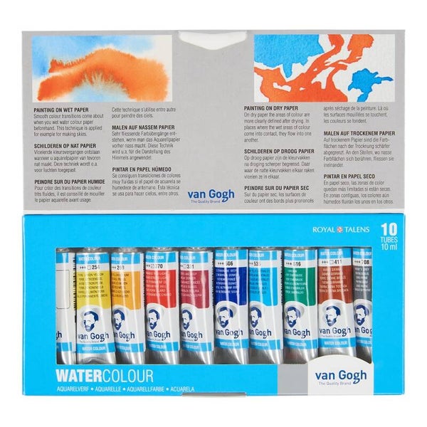 Van Gogh Akvarell – Basic Sett – 10 tuber 10ml