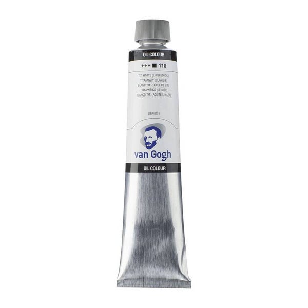 Van Gogh Olje 200ml – 118 Titanium White (Linsee oil)