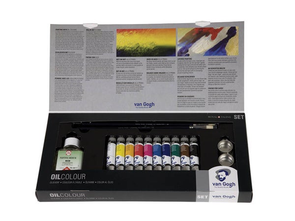 Van Gogh Olje – Combi Sett – 10x20ml m/tilbehør
