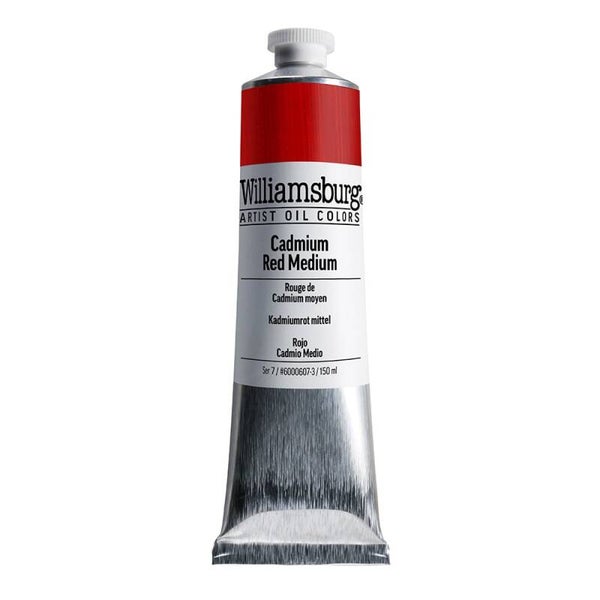 Williamsburg Artist Olje 150ml – 6000607 Cadmium Red Medium