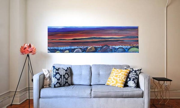 "Solnedgang ved Mølen"