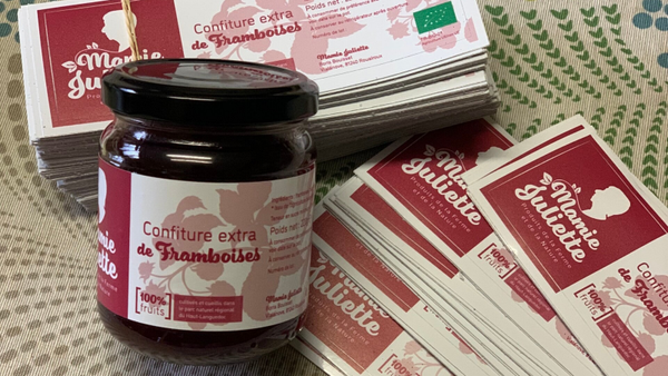 Confitures extra de framboise