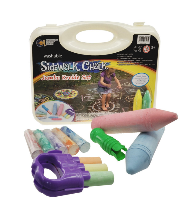 Jumbo Kreide Set - wasserlöslich