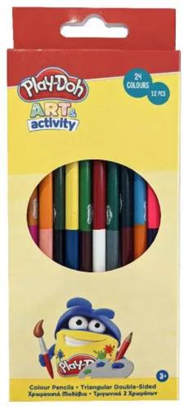 Play-Doh doppelendig, dreieckig Farbe Bleistift Set