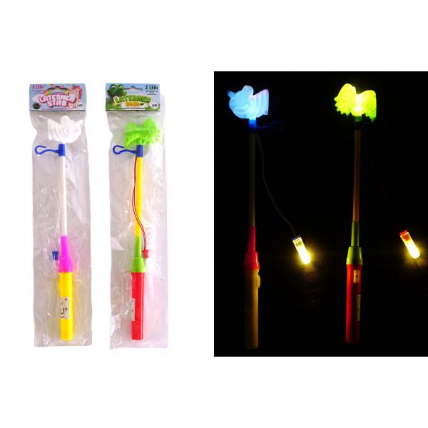 Laternenstab "Einhorn&Dino ", mit 2 LED, 30cm, 2 Designs